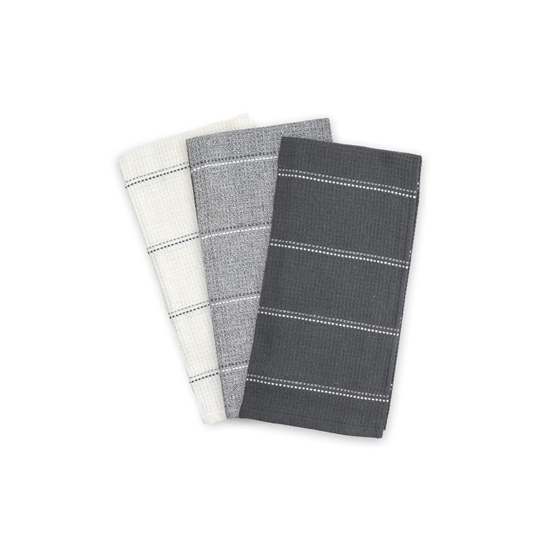 Emma Barclay Utopia 3 Pack Waffle Kitchen Tea Towel Set