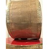 SPARKLING GOLD METALLIC AND NYLON 2.5” WIRED EDGE RIBBON 30