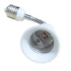 DZYDZR Pack of 2 E27/E26 Extension LED Lamp Socket, Flexible