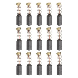 HARFINGTON 20pcs Carbon Brush 10mm x 5mm x 5mm Grinder Brush 5# Electric Motor Replacement Part Rotary Tool Cutting Machine Polisher Brushes