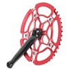 BCD130mm Bike Crankset Crank Arm Aluminium Alloy 47T Single Speed