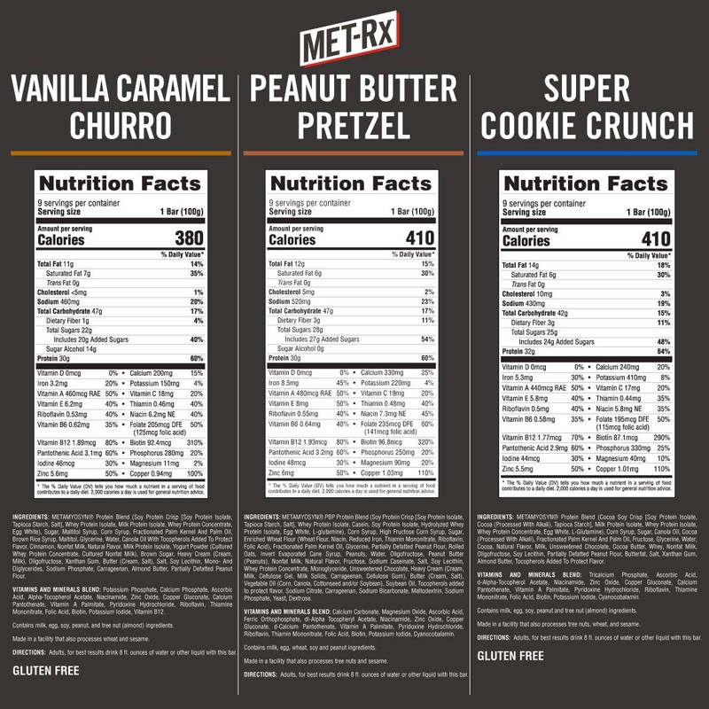 MET-Rx Big 100 Colossal Protein Bars, Healthy Meal Replacement Snack,