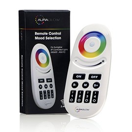 Auraglow Wireless 2.4Ghz Radio Frequency RGB Remote Control