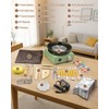 Mini Pottery Wheel Kit for Kids & Beginners Two-Way Rotation