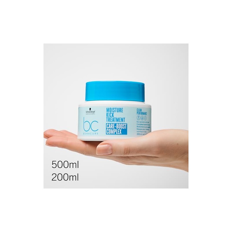 BONACURE Moisture Kick Mascarilla Hidratante Glicerol, Cabello Seco 200 ml