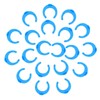 Outanaya 50Pcs Water Filter Locking Clamp Quick Connect Clips for