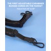80 Inch Adjustable Carabiner Bungee Cords with 190 Lbs Max