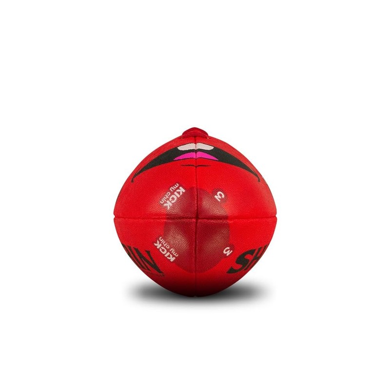 Sherrin Face Footys All Surface Football, Red, Size 1