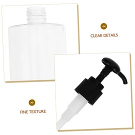 FOMIYES 6pcs Reusable Soap Bottle Shower Gel Press Pump Empty Subpackaging -Friendly Pump Bottle for Shampoo Body Lotion