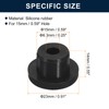 QUARKZMAN Pack of 5 Black Plug Holes, Rubber Button for