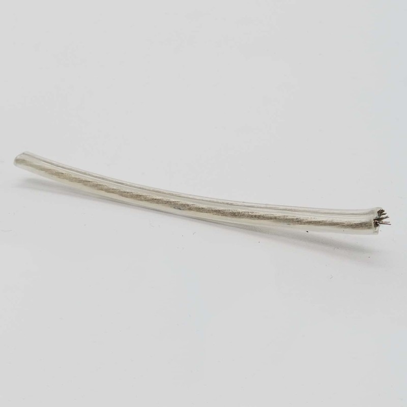 10 m Lamp Cable Transparent 2 x 0.75 mm² Stranded
