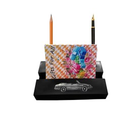 Sab 900 Convertible ref214 BLACK desk office tidy stores business cards pens pencil holder paper weight