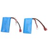 7.4V 1500mAh 15C Lipo Battery with Charging Cable Rechargeable Lithium