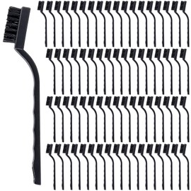 HOZEON 70 PCS Small Wire Brushes, Nylon Cleaning Brushes, Wire Bristle Brush, Wire Brush Scratch Brush for Cleaning Rust, Welding Slag and Paint Stripping, 7 Inch