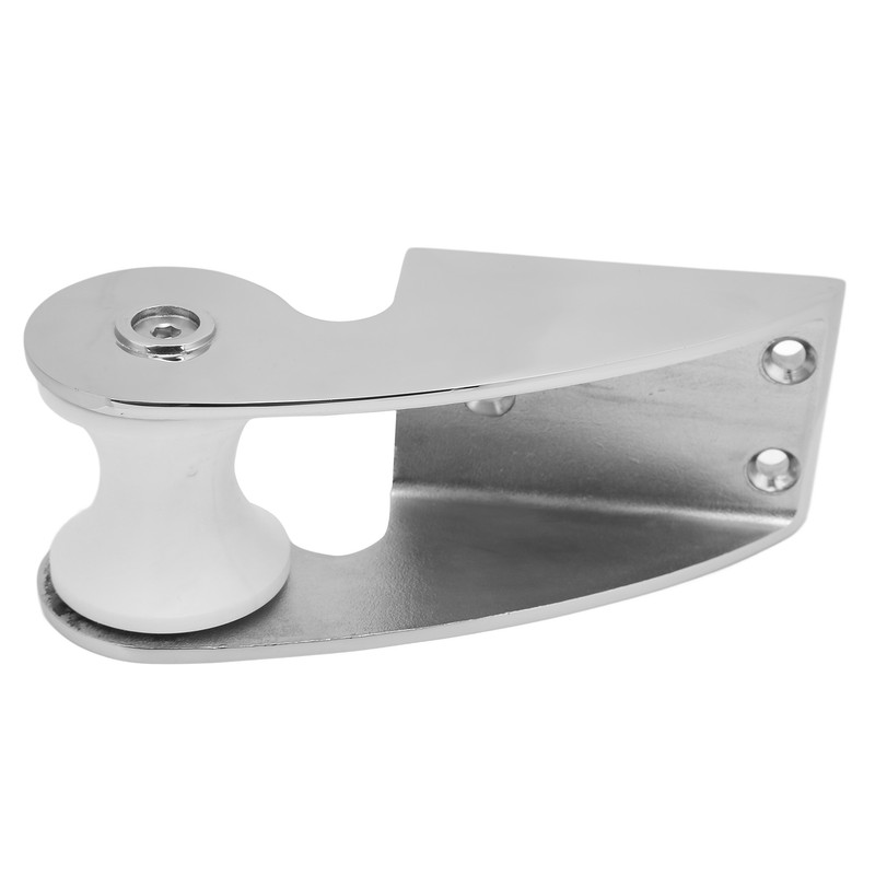 Boat Bow Anchor Roller Bracket Nylon Pulleys Anti Slip Rubber
