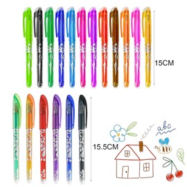 Vimmvid Pack of 18 Erasable Ballpoint Pens, Erasable Ballpoint Pens, Erasable Pens for Office Supplies, School Supplies, Students