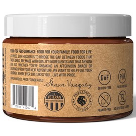 Pride Foods Budder Clean Gourmet Almond Butter | Only 6 Ingredients, Paleo, Keto-Friendly, Gluten Free, Peanut Free, School Friendly | (Brown Sugar Cinnamon)