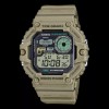 Casio WS1700H-5AV Olive Tide Graph Moon Phase Digital Illuminator Watch