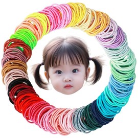 220 Pcs Baby Hair Ties,Small Ties,Elastic Bands Accessories For Girls Infants Toddlers Kids Multicolor Ties,Thin Hair Ponytail Holder,Soft And Comfy Rubber Bands