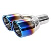 NETAMI 2.25' Inlet to 3.5" Dual Outlet Stainless Steel Exhaust