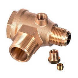 Check Valve 3/4 x 1/2 (26 mm x 20 mm) Air Compressor Brass Valve Connector Tool Air Compressor for Connecting