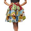 HongyuAmy Women African Skirt Ankara Tradition Print Wax Patchwork Skirts