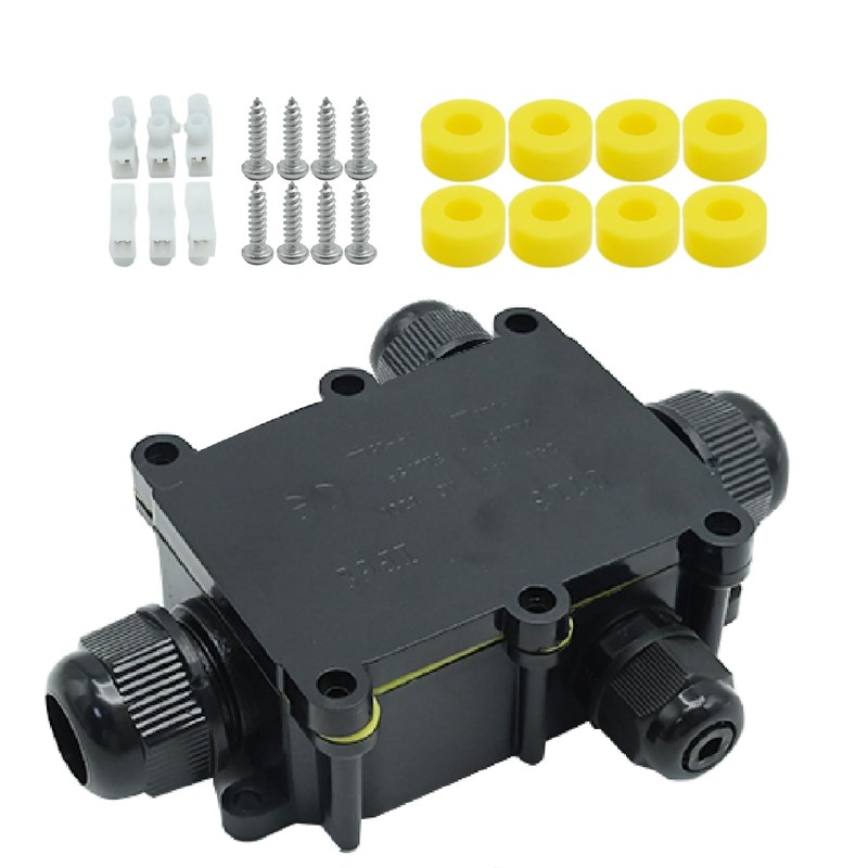 Newnessai Waterproof Cable Junction Box, High Temperature Resistant Electrical Junction