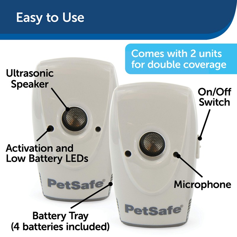 PetSafe Ultrasonic Indoor Bark Control X 2 multipack pack, Anti-Bark,