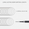 Gel Pens Refill for KACO Pens Asian Standard, Black Ink,
