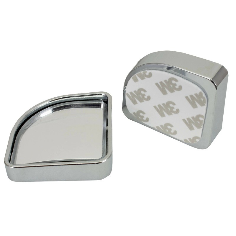 Auto Drive 2-PK SQUARE BLIND SPOT MIRRORS PUSH & ADJUST