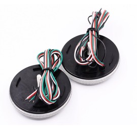 PAISION Clear Lens Rear Bumper Reflector LED Brake Tail Light fog Lamp Compatible with Scion Xb Iq Toyota Sienna Corolla Pathfinder