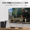 hdmi 2.1 switcher 8k@60hz, 4K@120Hz, 1080P@240Hz hdmi splitter 2 input,