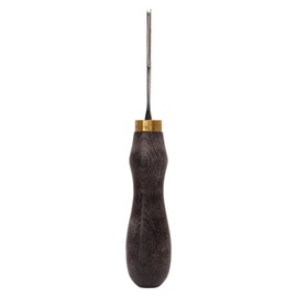 Leather Edge Beveler Professional Portable DIY Leather Knives Leather Edge Skiving Beveler Tools with Ebony Wooden Handle 3 1.3mm