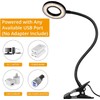 iVict Desk Lamp, Eye Protection Clip on Ring Light, 48
