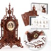 FUNPOLA LED 3D Wood Puzzle Clock Tower, 3D Building Model,