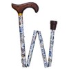 Royal RC Canes Cats Designer Folding Adjustable Derby Walking Cane