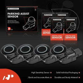 A-Premium 4-PC Reverse Backup Parking Assist Sensor Compatible with Select Lexus Models - LS430 2002 2003 2004 2005 2006, Replace# 8934150011, 89341500110E1