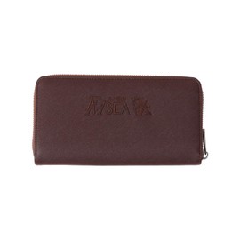 Gotcha 251G8200 Logo Embroidered Long Wallet, dark brown