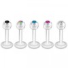 SoulCats Bioflex Lip Piercing Set of 5, bioflex, without stone