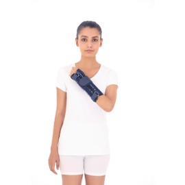 Carpel Tunnel Wrist Brace Night Support and Metal Splint Stabilizer [Single] - Helps Relieve Tendinitis Arthritis Carpal Tunnel Syndrome Pain - Reduces Recovery Time | Night Wrist Support | Wrist Splint & Hand Brace | Carpal Tunnel Syndrome & Wrist Tendo