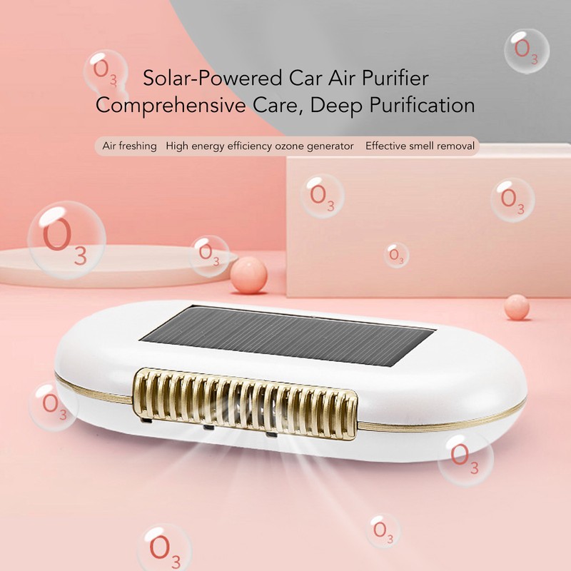 Solar Powered Car Air Purifier Car Air Freshener Solar Energy