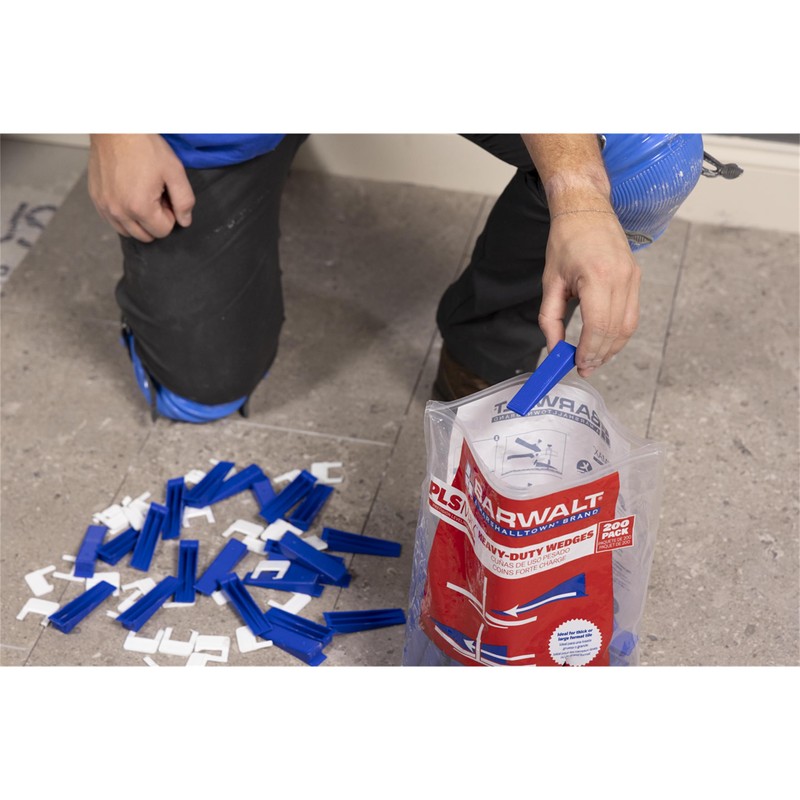 BARWALT PLS MAX Tile Leveling System, 200 Pack of Wedges,