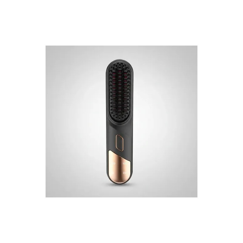 Cepillo Cerámico Alisador Compacto Recarga Usb Portátil