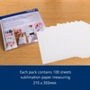 Brother Genuine Sublimation Paper (100 Sheets) White