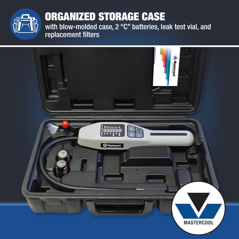 Mastercool 55975 Intellasense III Combustible Gas Leak Detector – Heated