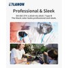 LANON 6-mil Black Nitrile Disposable Gloves, Food-Safe, Powder-Free, Heavy-Duty, Textured