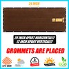 ShadeMart 8' x 10' Fence Privacy Screen Brown Heavy Duty