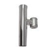 CLAMP-ON ADJUSTABLE ROD HOLDER FOR 7/8" & 1" TUBE, Stainless