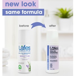 Lafe's Natural Deodorant | Lavender & Aloe 3 Ounce Roll On Deodorant | Aluminum Free Natural Deoodorant