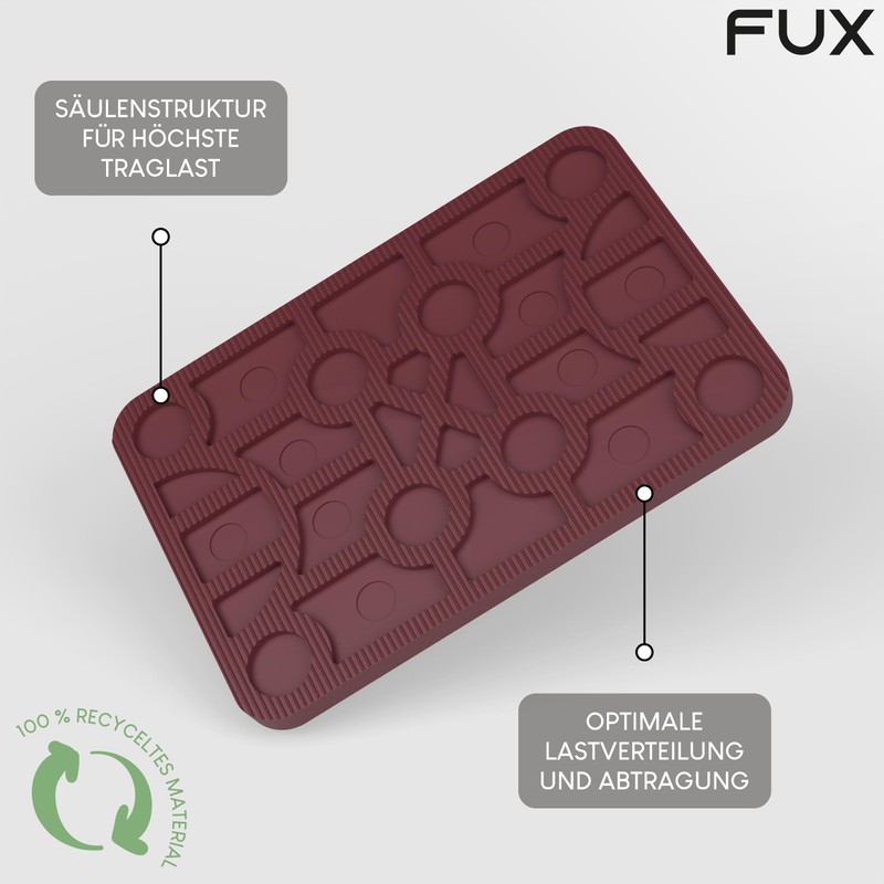 FUX Set of 40 Plastic Spacers, 60 x 40 x